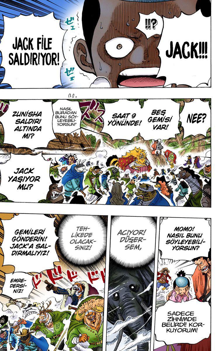 One Piece [Renkli] mangasının 821 bölümünün 9. sayfasını okuyorsunuz.