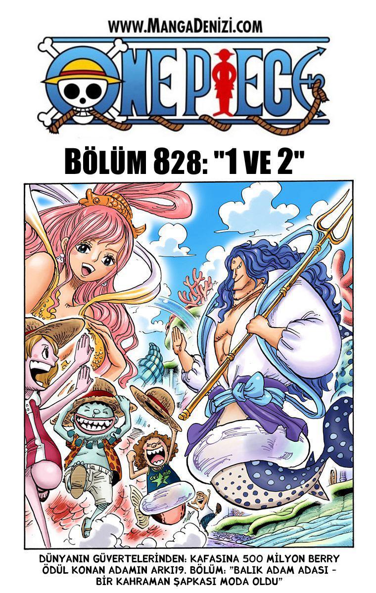 One Piece [Renkli] mangasının 828 bölümünün 2. sayfasını okuyorsunuz.