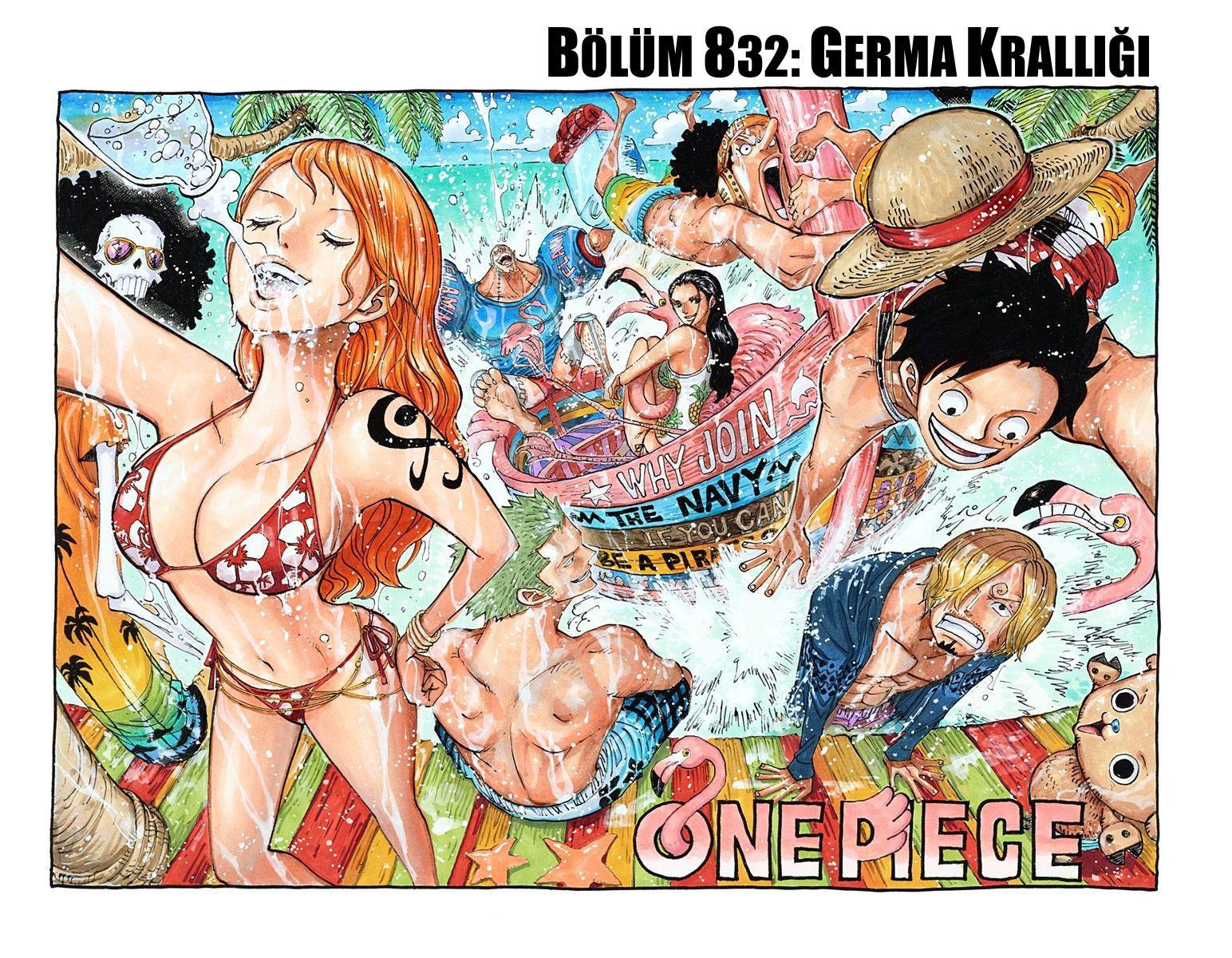 One Piece [Renkli] mangasının 832 bölümünün 2. sayfasını okuyorsunuz.