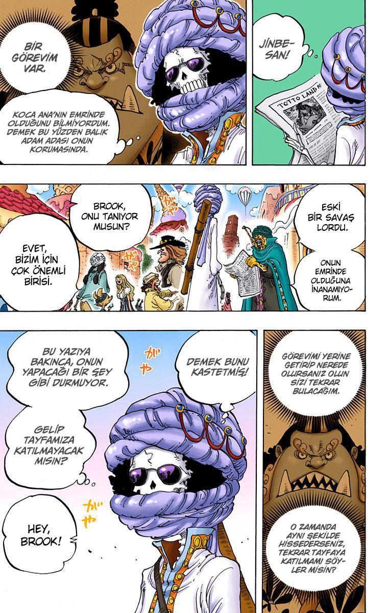 One Piece [Renkli] mangasının 834 bölümünün 6. sayfasını okuyorsunuz.