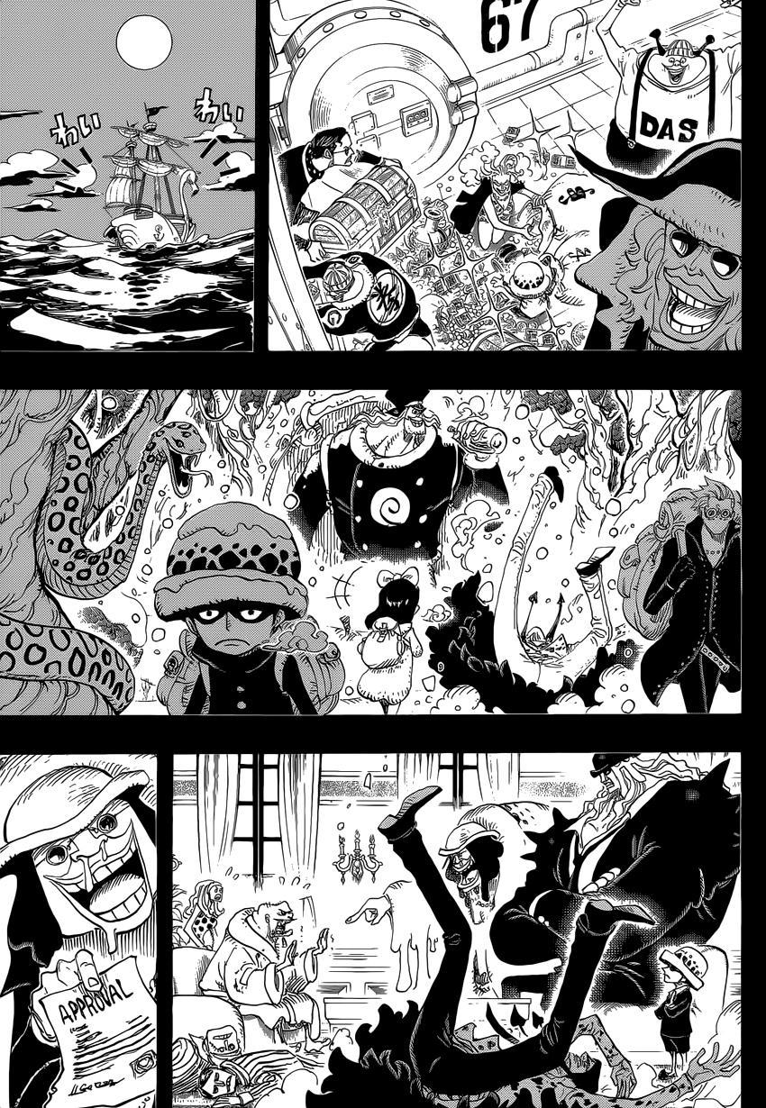 One Piece mangasının 0763 bölümünün 14. sayfasını okuyorsunuz.