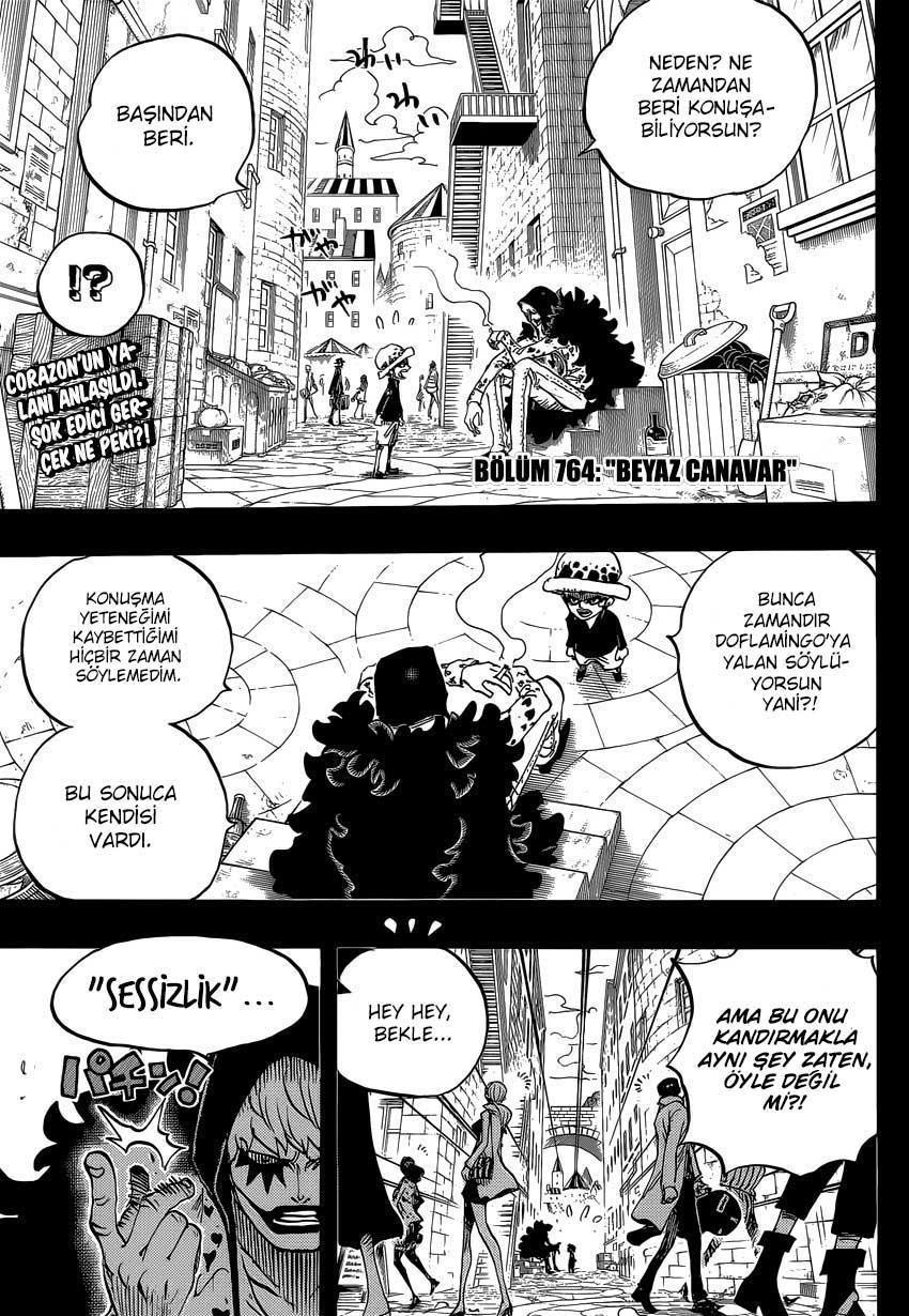One Piece mangasının 0764 bölümünün 2. sayfasını okuyorsunuz.