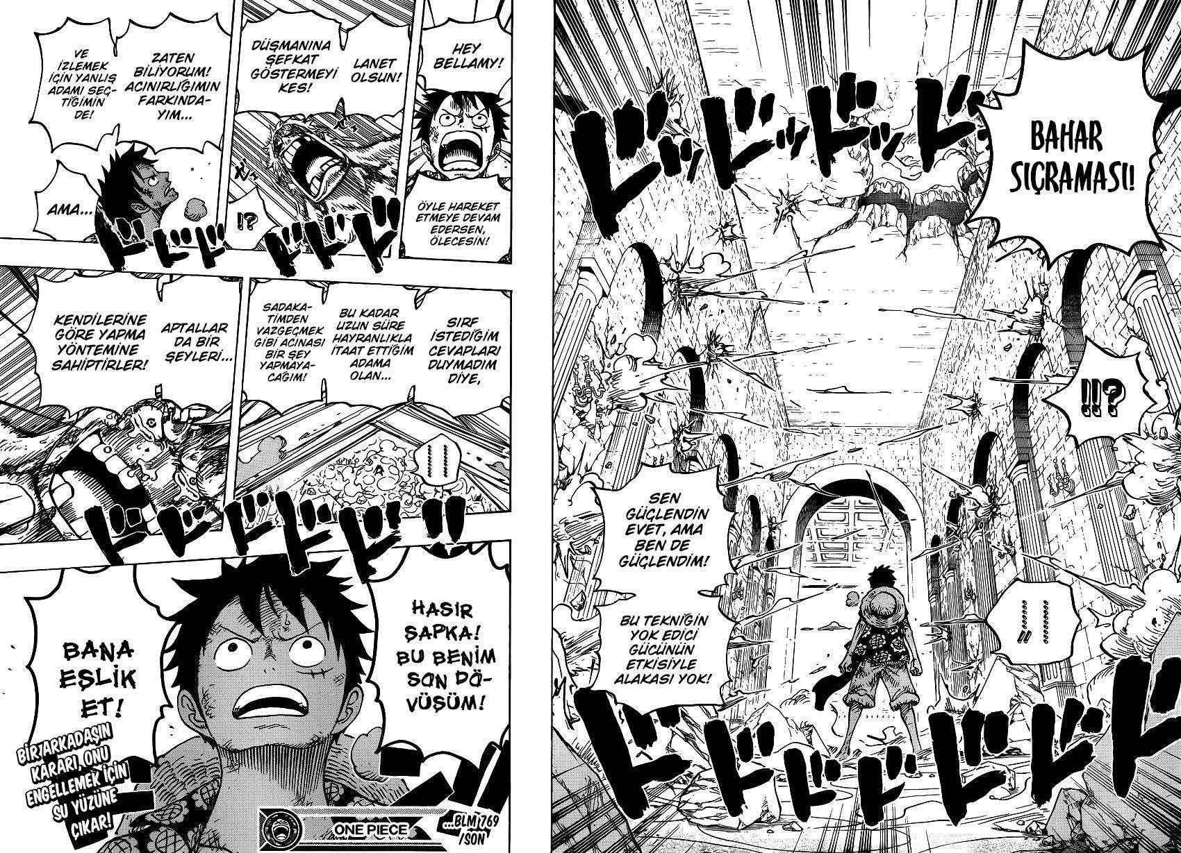 One Piece mangasının 0769 bölümünün 17. sayfasını okuyorsunuz.