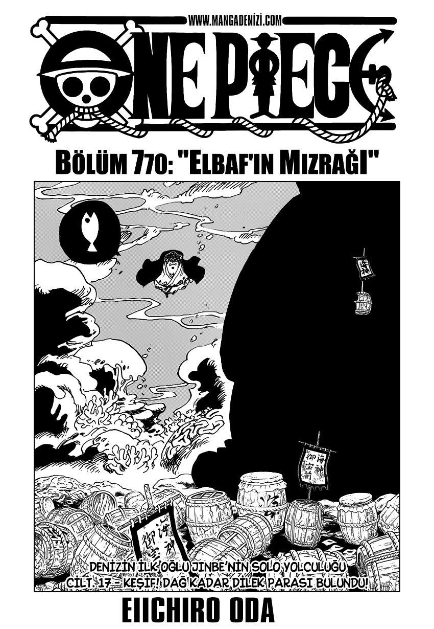 One Piece mangasının 0770 bölümünün 2. sayfasını okuyorsunuz.