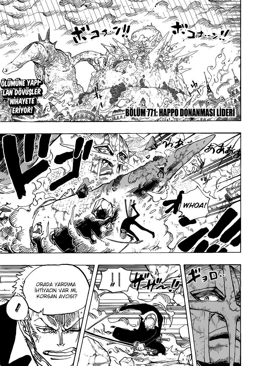 One Piece mangasının 0771 bölümünün 2. sayfasını okuyorsunuz.