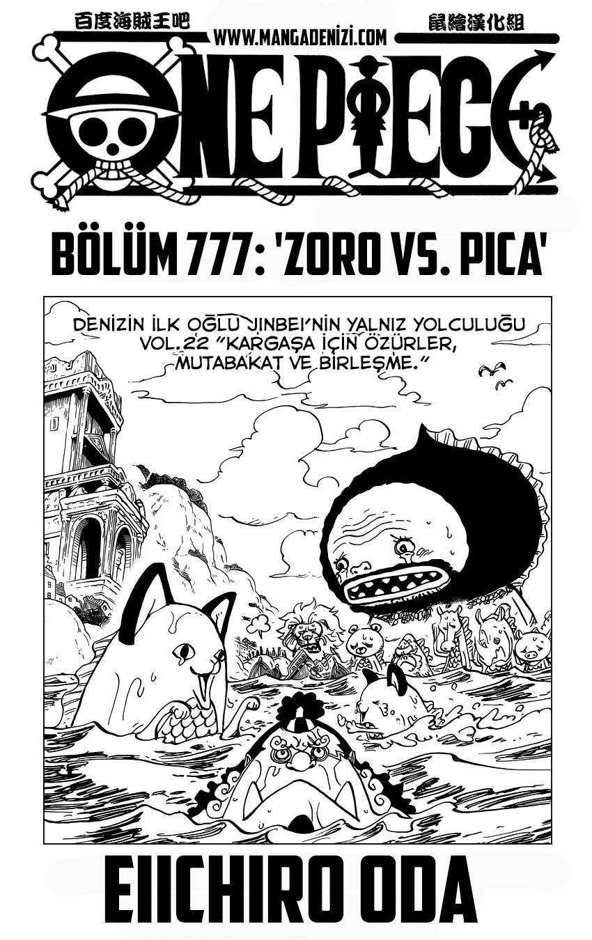 One Piece mangasının 0777 bölümünün 2. sayfasını okuyorsunuz.