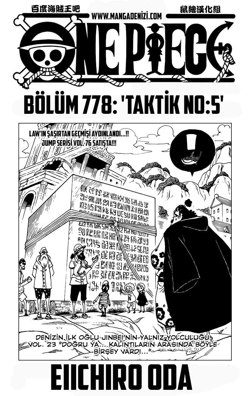 One Piece mangasının 0778 bölümünün 2. sayfasını okuyorsunuz.