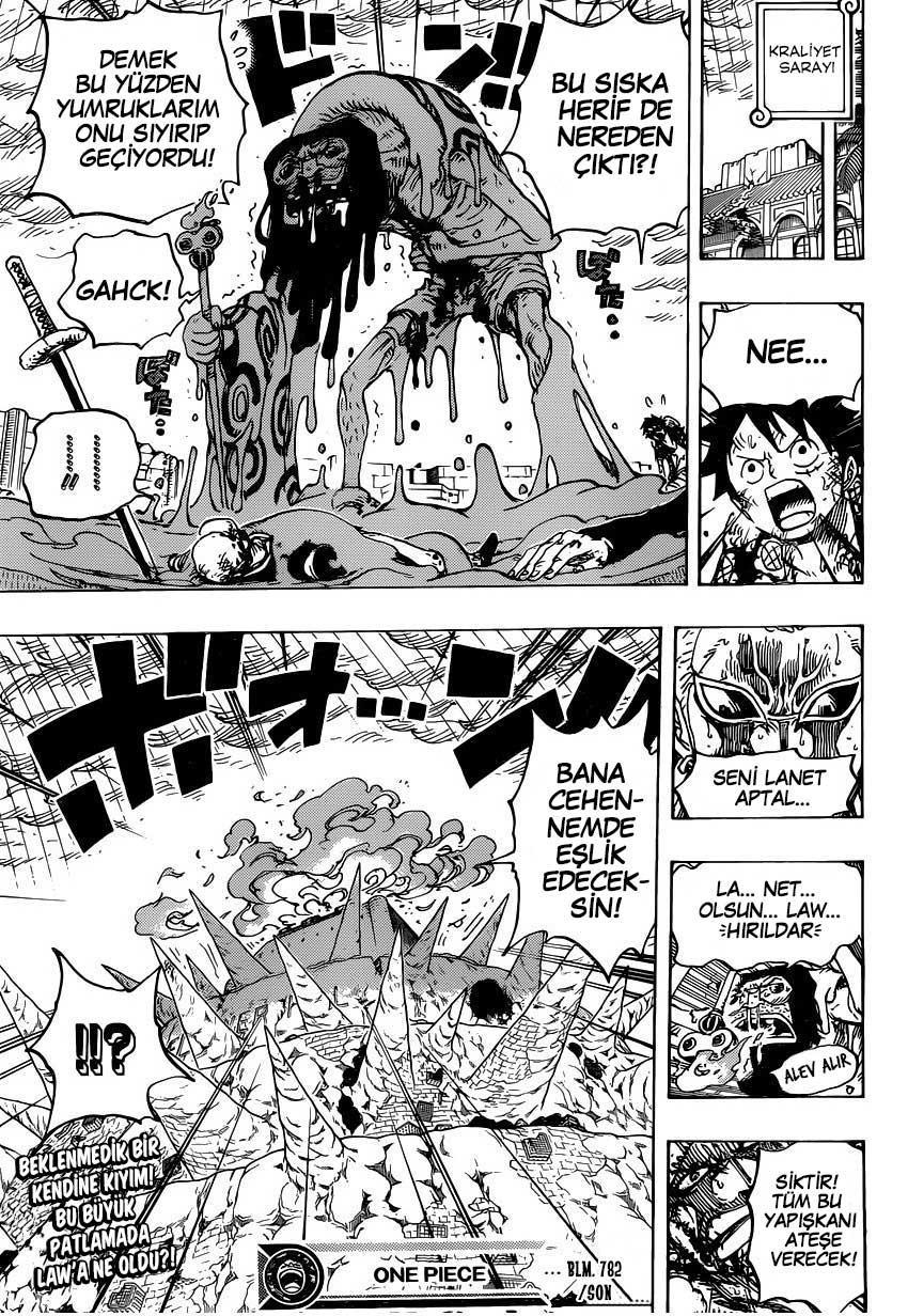 One Piece mangasının 0782 bölümünün 18. sayfasını okuyorsunuz.