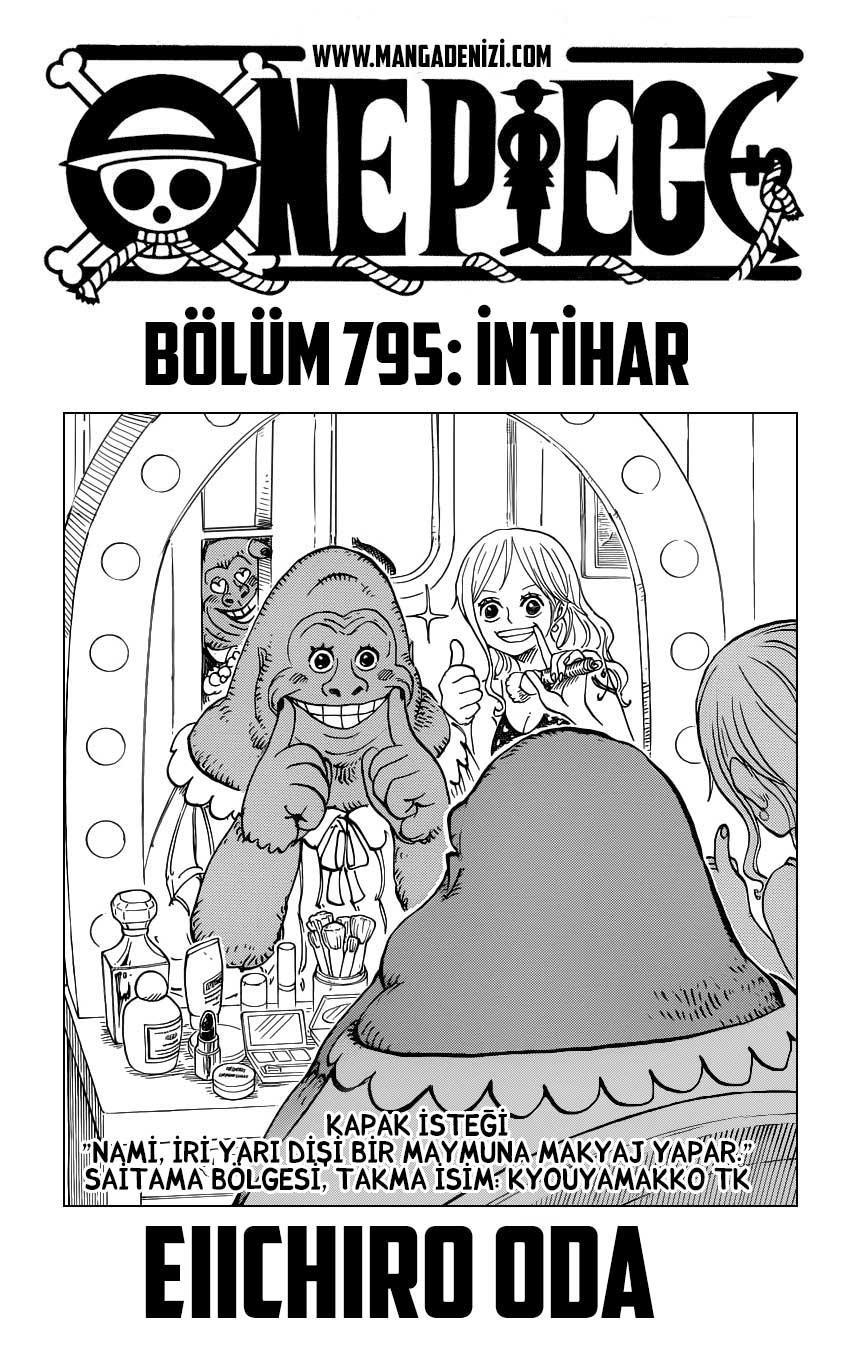 One Piece mangasının 0795 bölümünün 2. sayfasını okuyorsunuz.