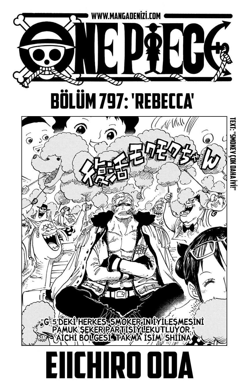 One Piece mangasının 0797 bölümünün 2. sayfasını okuyorsunuz.