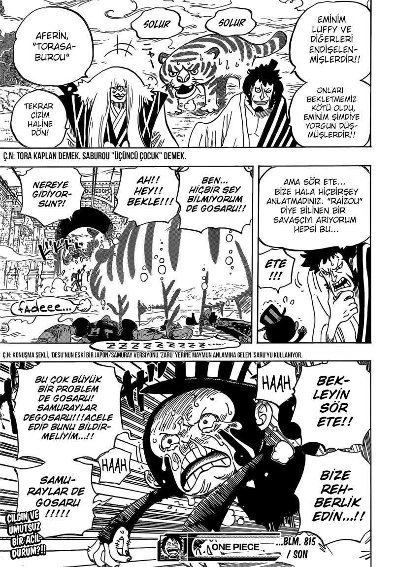 One Piece mangasının 0815 bölümünün 18. sayfasını okuyorsunuz.