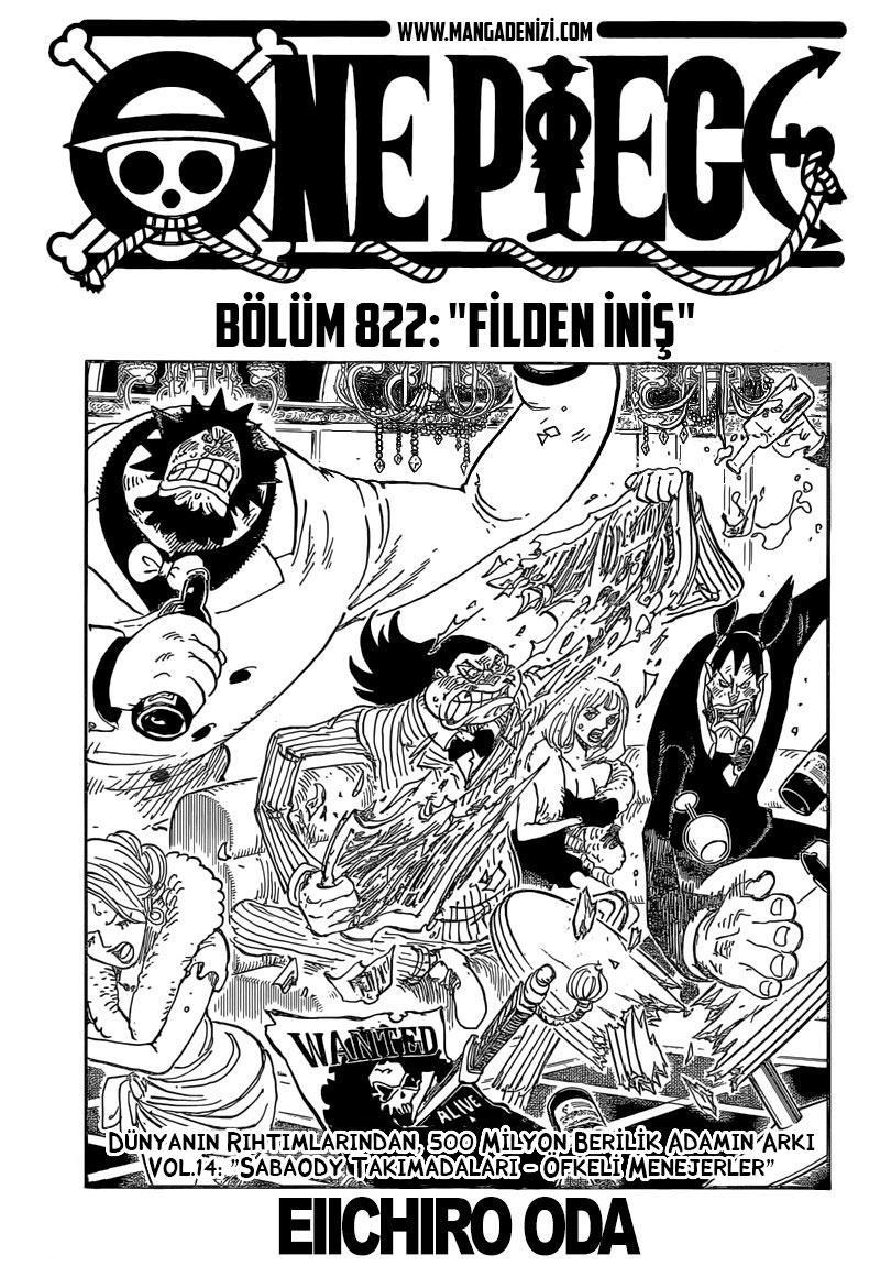 One Piece mangasının 0822 bölümünün 2. sayfasını okuyorsunuz.