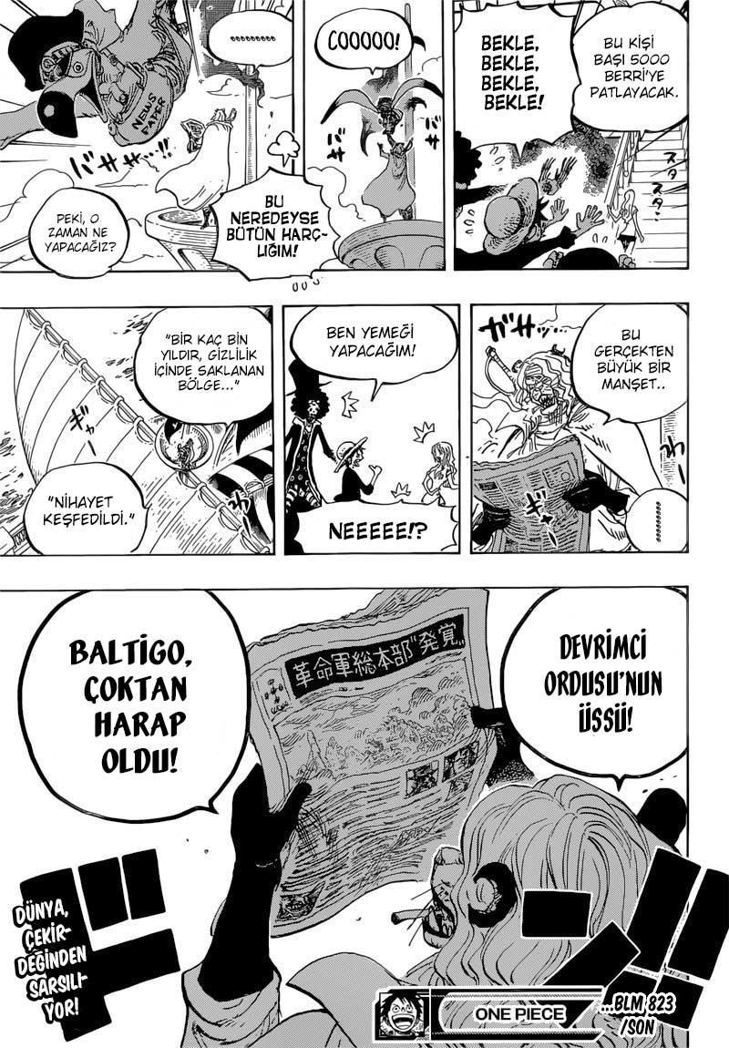 One Piece mangasının 0823 bölümünün 17. sayfasını okuyorsunuz.