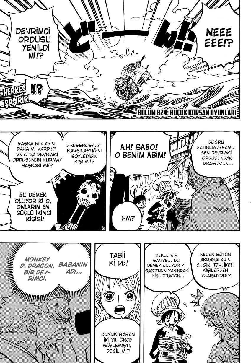 One Piece mangasının 0824 bölümünün 2. sayfasını okuyorsunuz.
