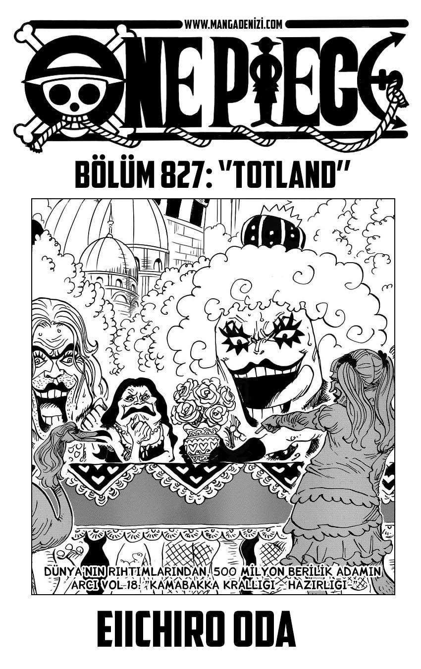 One Piece mangasının 0827 bölümünün 2. sayfasını okuyorsunuz.