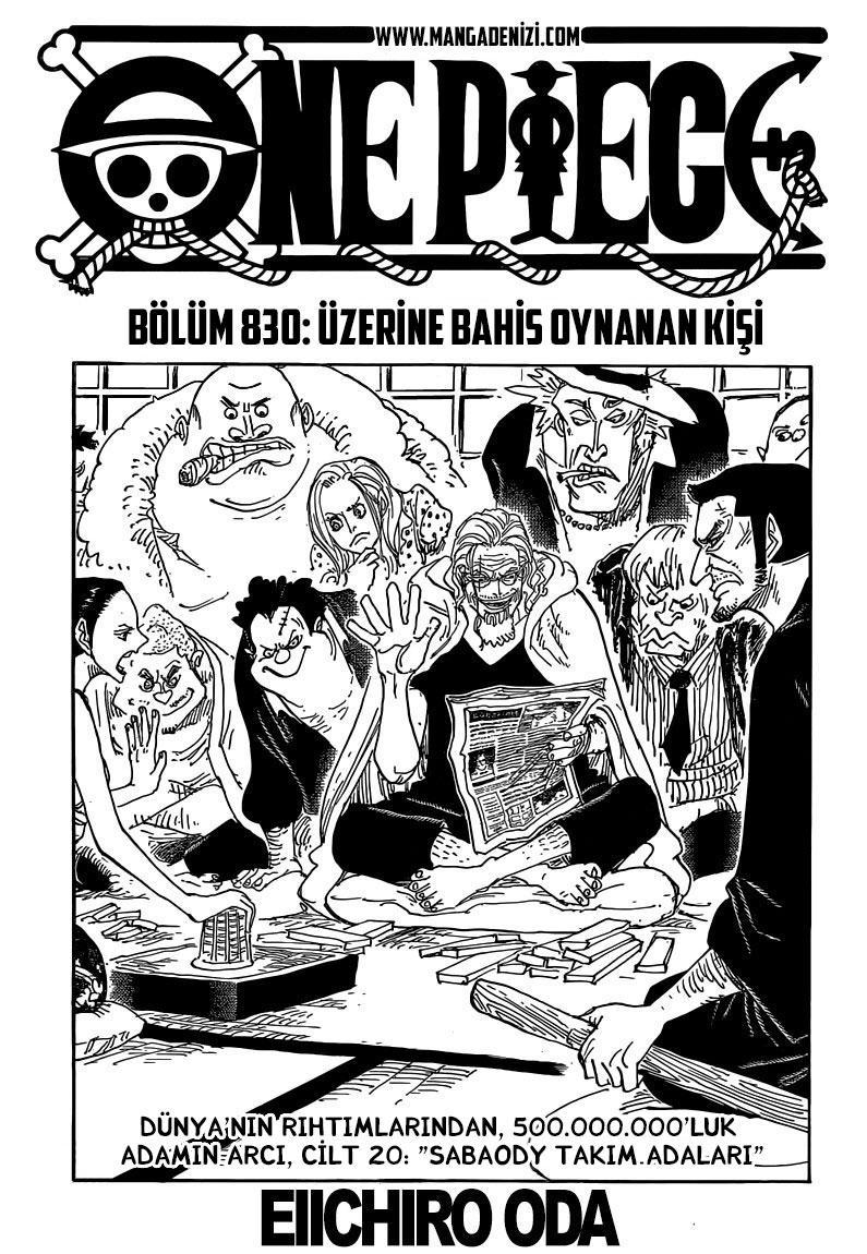 One Piece mangasının 0830 bölümünün 2. sayfasını okuyorsunuz.