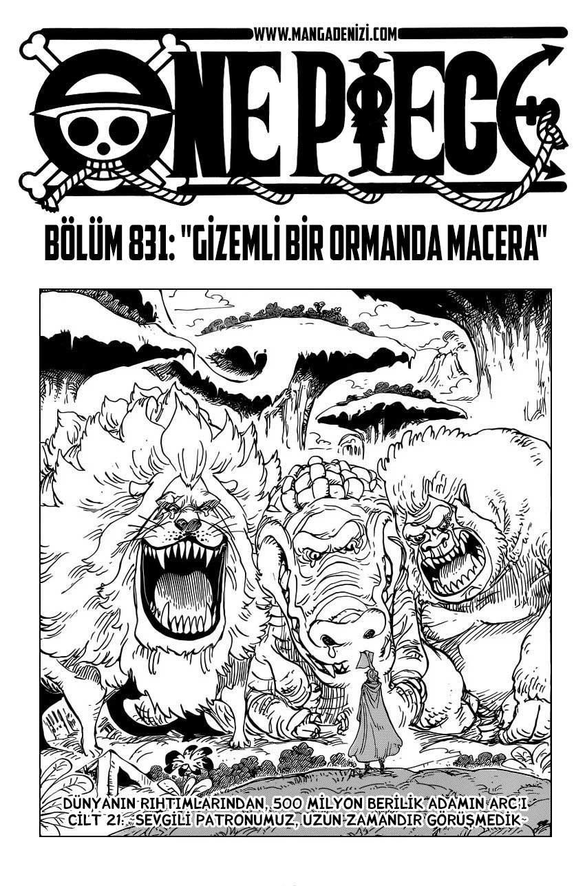 One Piece mangasının 0831 bölümünün 2. sayfasını okuyorsunuz.