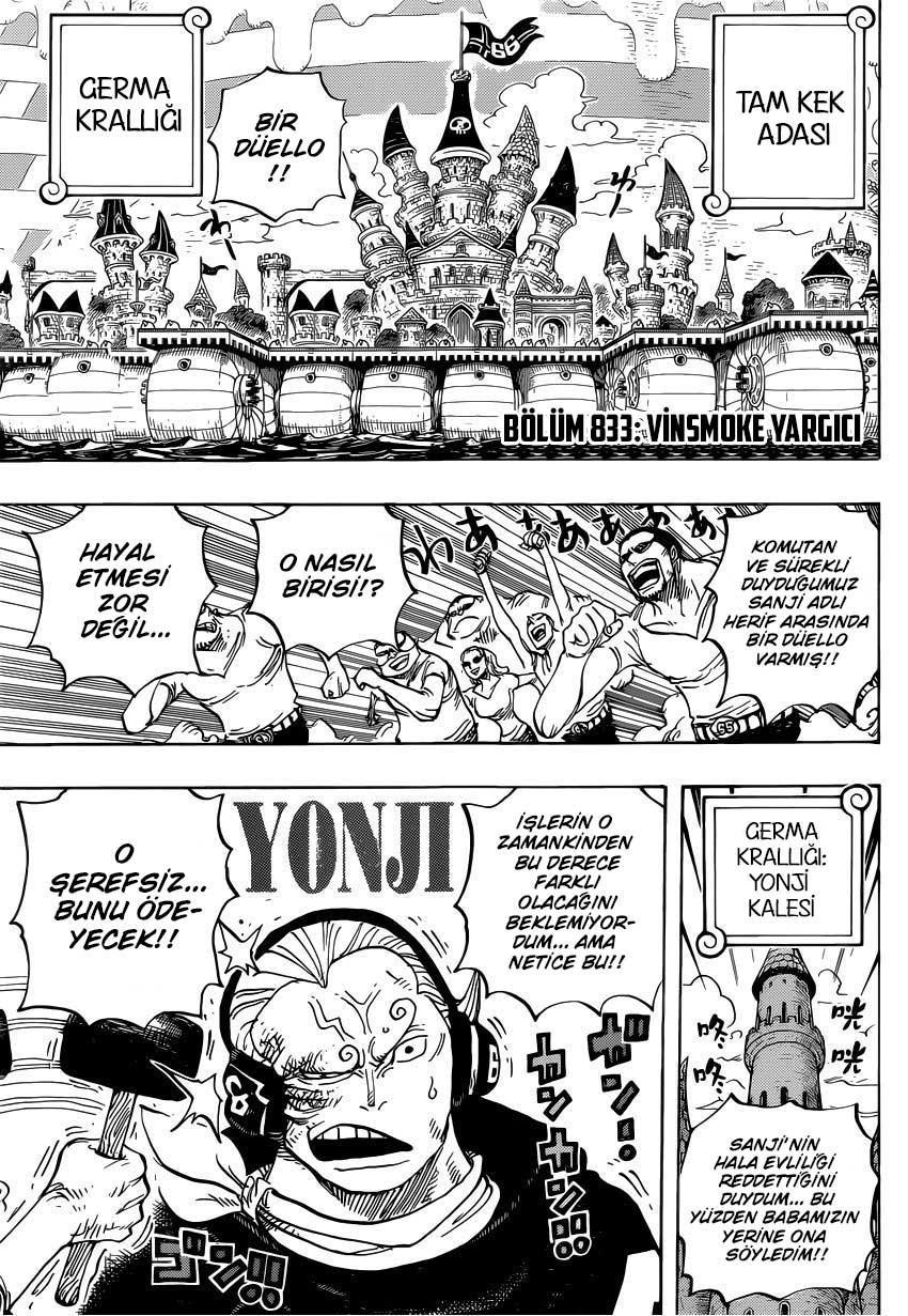 One Piece mangasının 0833 bölümünün 2. sayfasını okuyorsunuz.