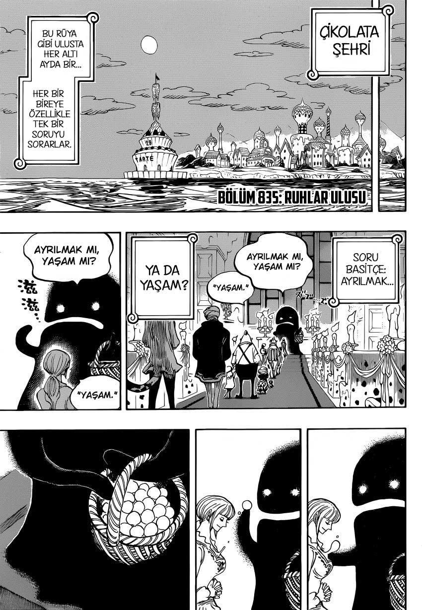 One Piece mangasının 0835 bölümünün 2. sayfasını okuyorsunuz.