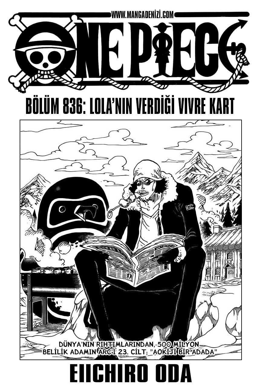 One Piece mangasının 0836 bölümünün 2. sayfasını okuyorsunuz.