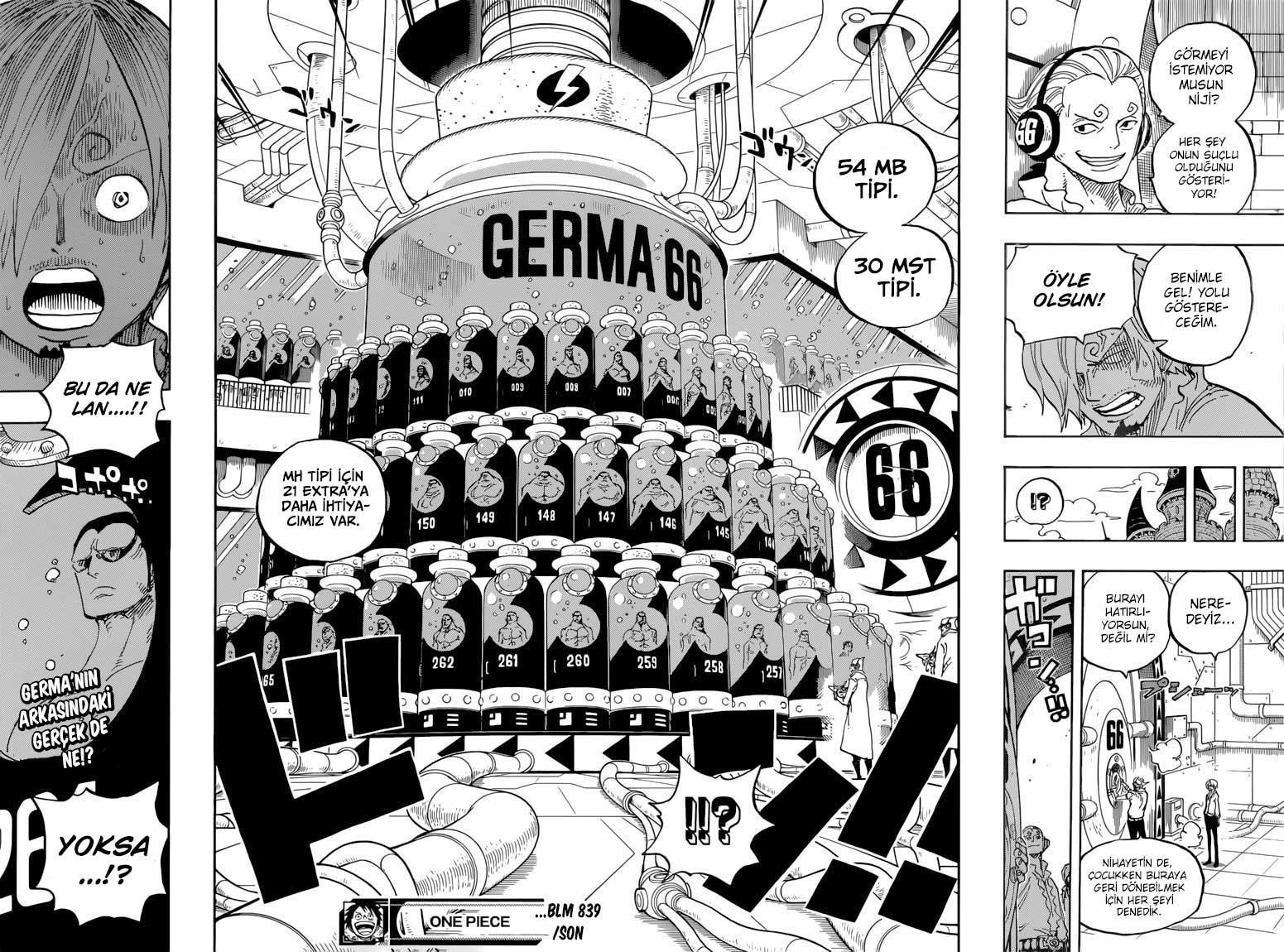 One Piece mangasının 0839 bölümünün 16. sayfasını okuyorsunuz.