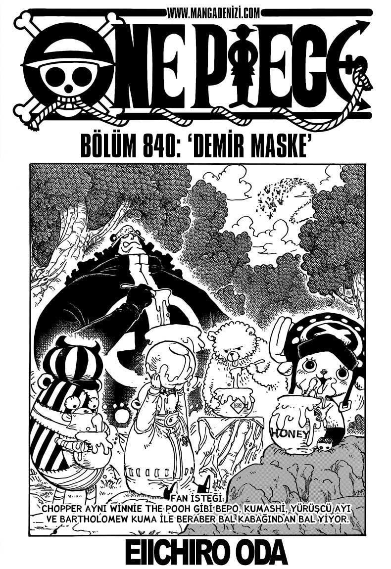 One Piece mangasının 0840 bölümünün 2. sayfasını okuyorsunuz.