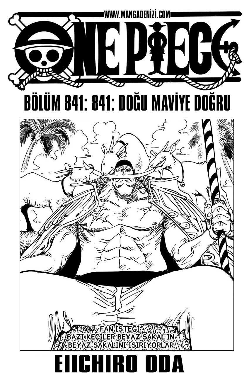 One Piece mangasının 0841 bölümünün 2. sayfasını okuyorsunuz.
