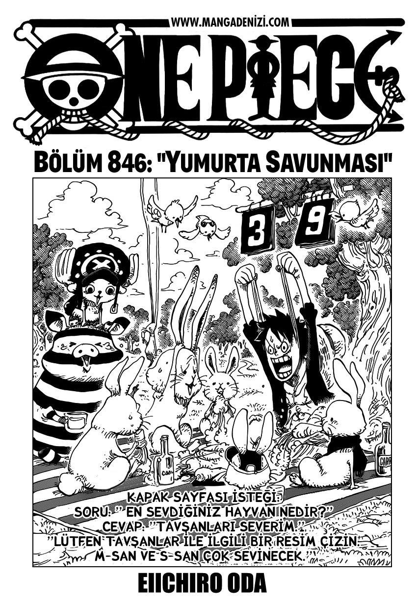 One Piece mangasının 0846 bölümünün 2. sayfasını okuyorsunuz.