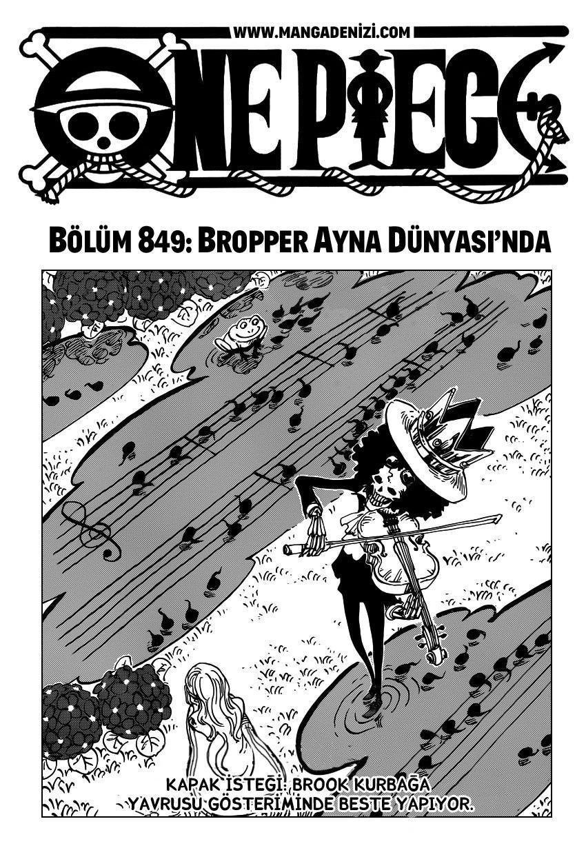 One Piece mangasının 0849 bölümünün 2. sayfasını okuyorsunuz.