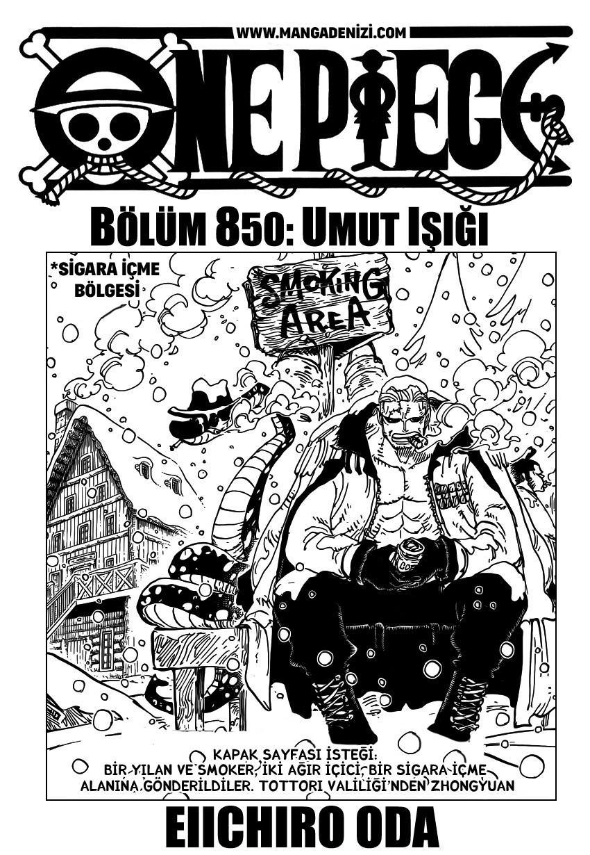 One Piece mangasının 0850 bölümünün 2. sayfasını okuyorsunuz.