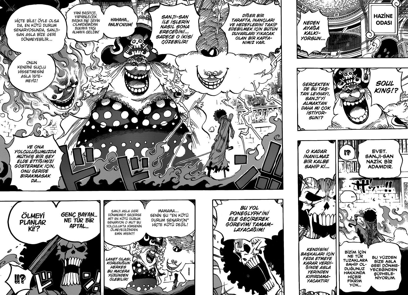 One Piece mangasının 0851 bölümünün 8. sayfasını okuyorsunuz.