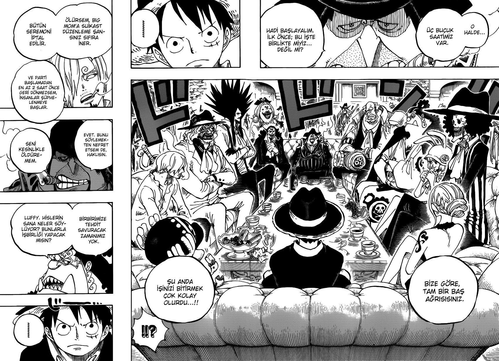 One Piece mangasının 0858 bölümünün 13. sayfasını okuyorsunuz.