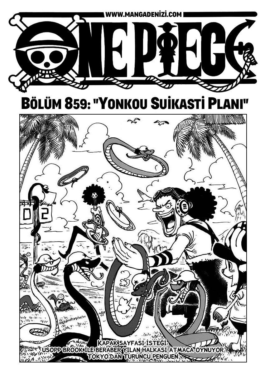 One Piece mangasının 0859 bölümünün 2. sayfasını okuyorsunuz.