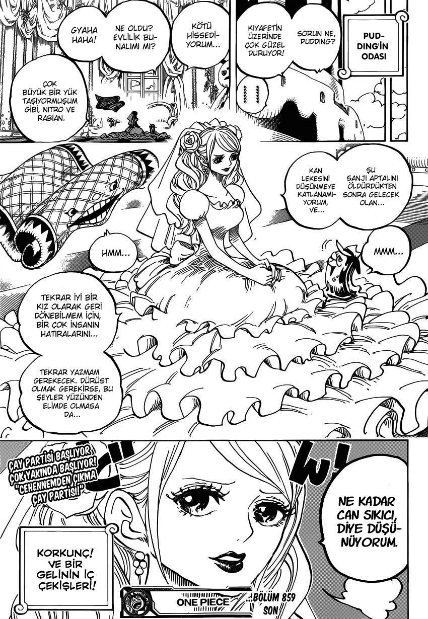 One Piece mangasının 0859 bölümünün 17. sayfasını okuyorsunuz.