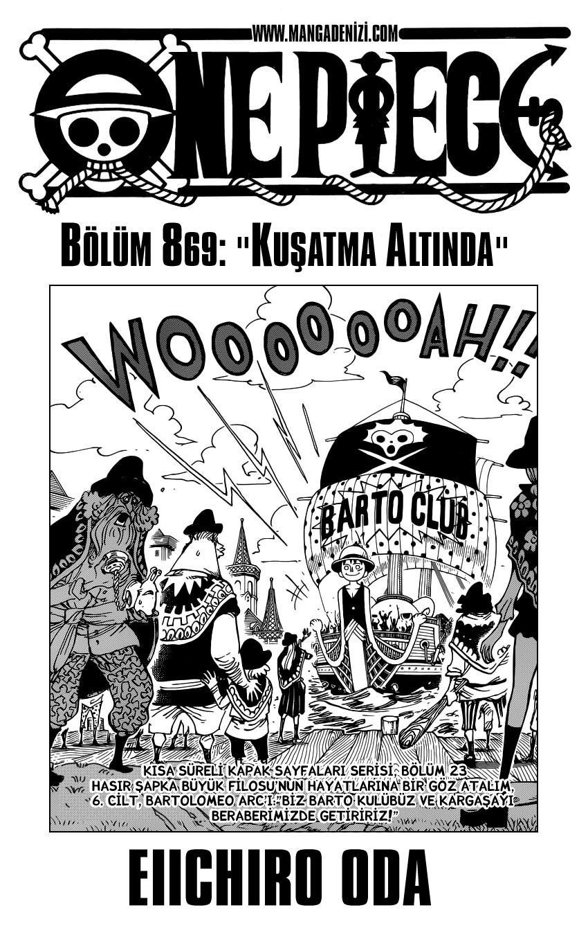 One Piece mangasının 0869 bölümünün 2. sayfasını okuyorsunuz.