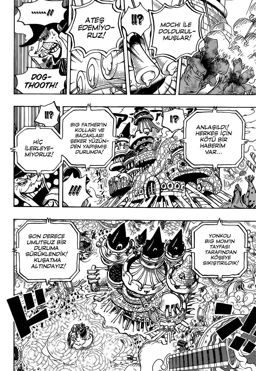 One Piece mangasının 0869 bölümünün 15. sayfasını okuyorsunuz.