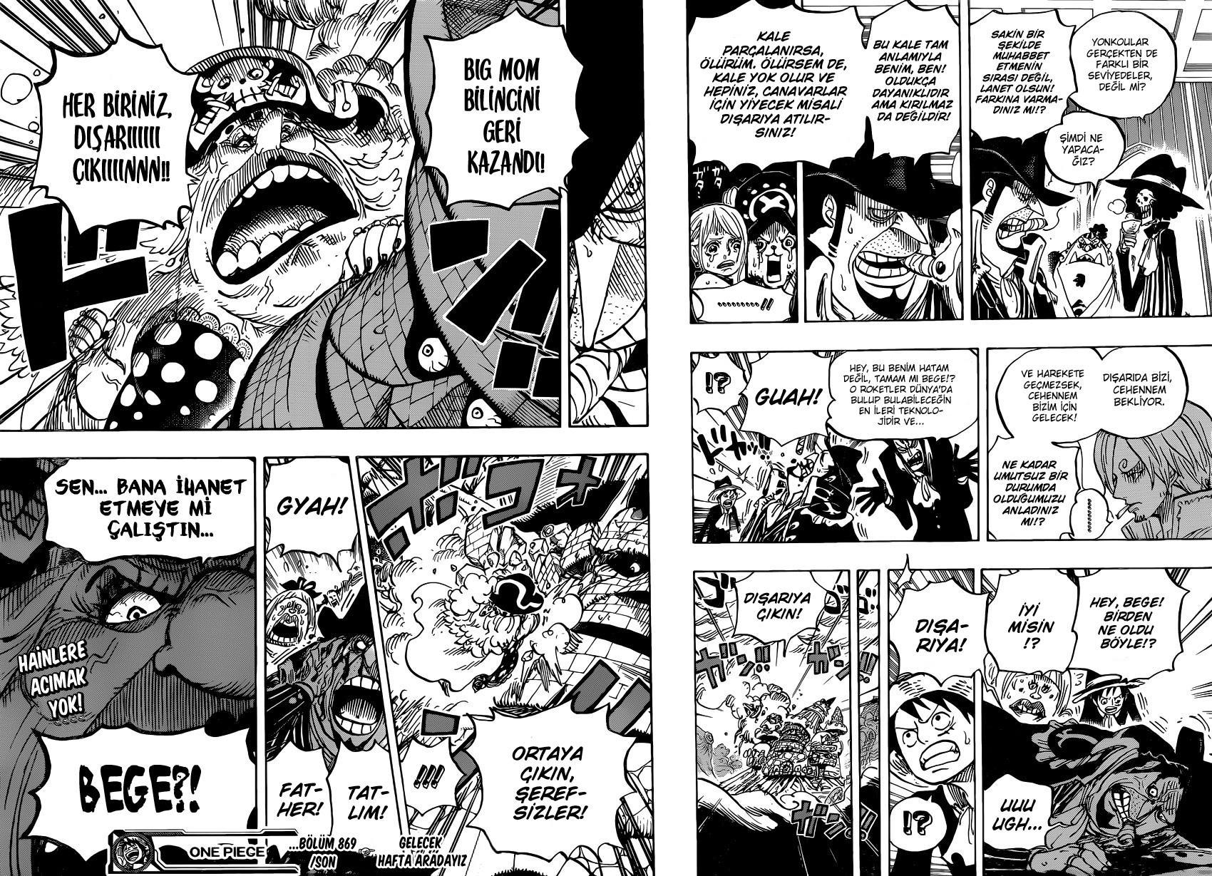 One Piece mangasının 0869 bölümünün 17. sayfasını okuyorsunuz.