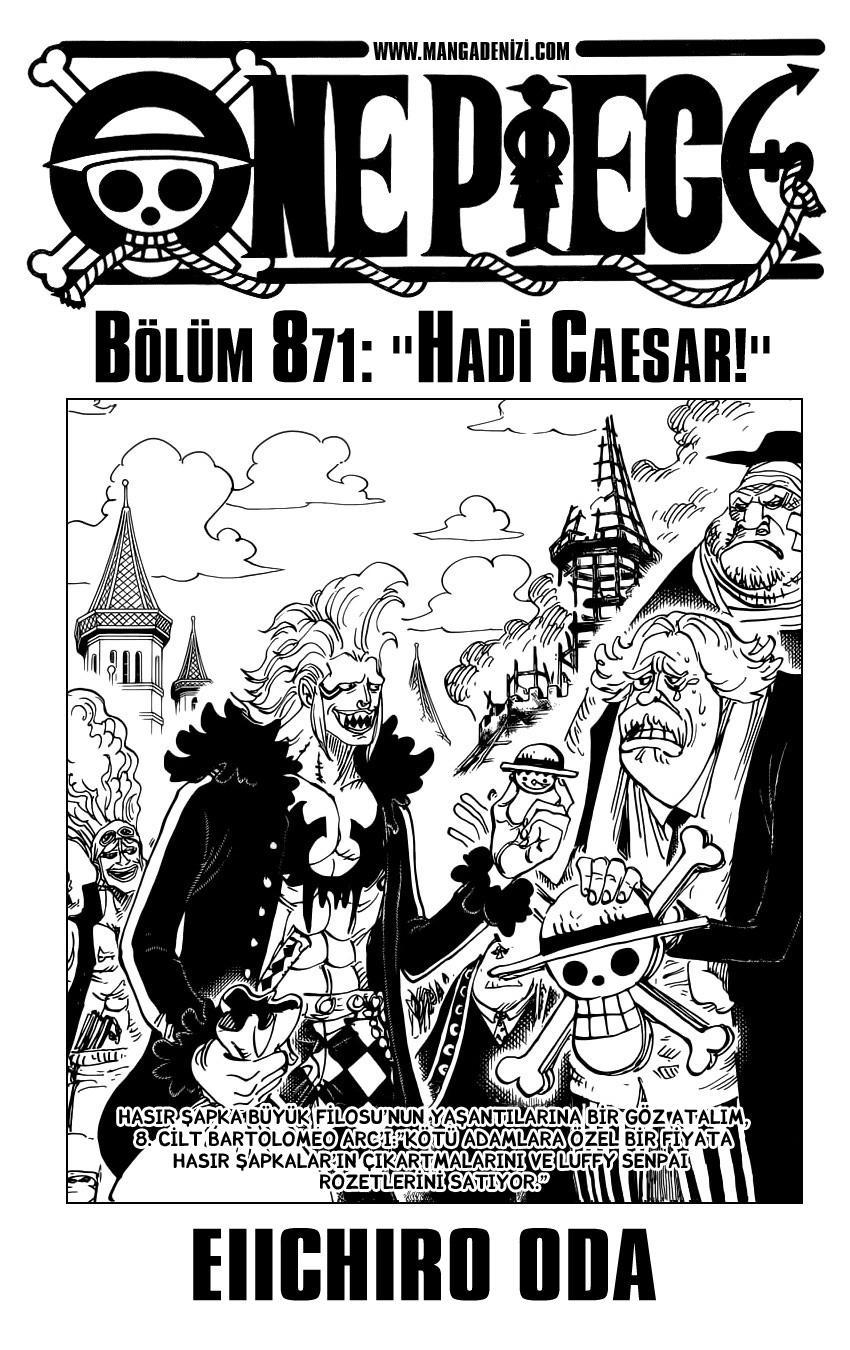 One Piece mangasının 0871 bölümünün 2. sayfasını okuyorsunuz.