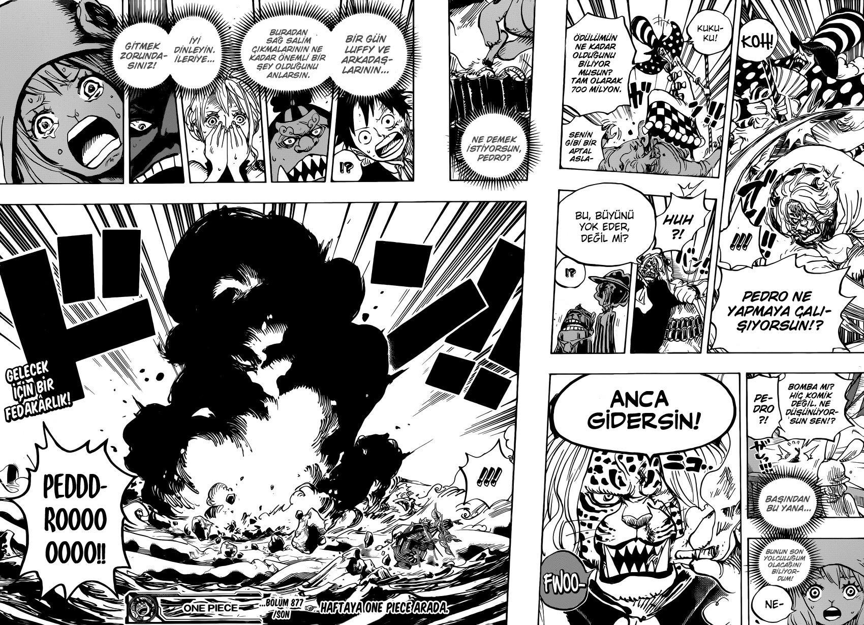 One Piece mangasının 0877 bölümünün 16. sayfasını okuyorsunuz.