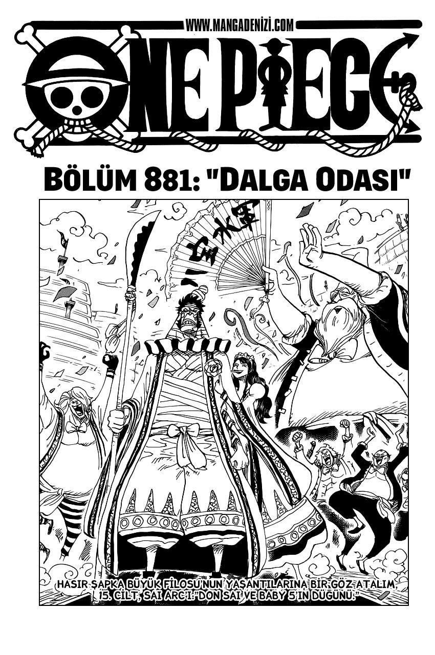 One Piece mangasının 0881 bölümünün 2. sayfasını okuyorsunuz.