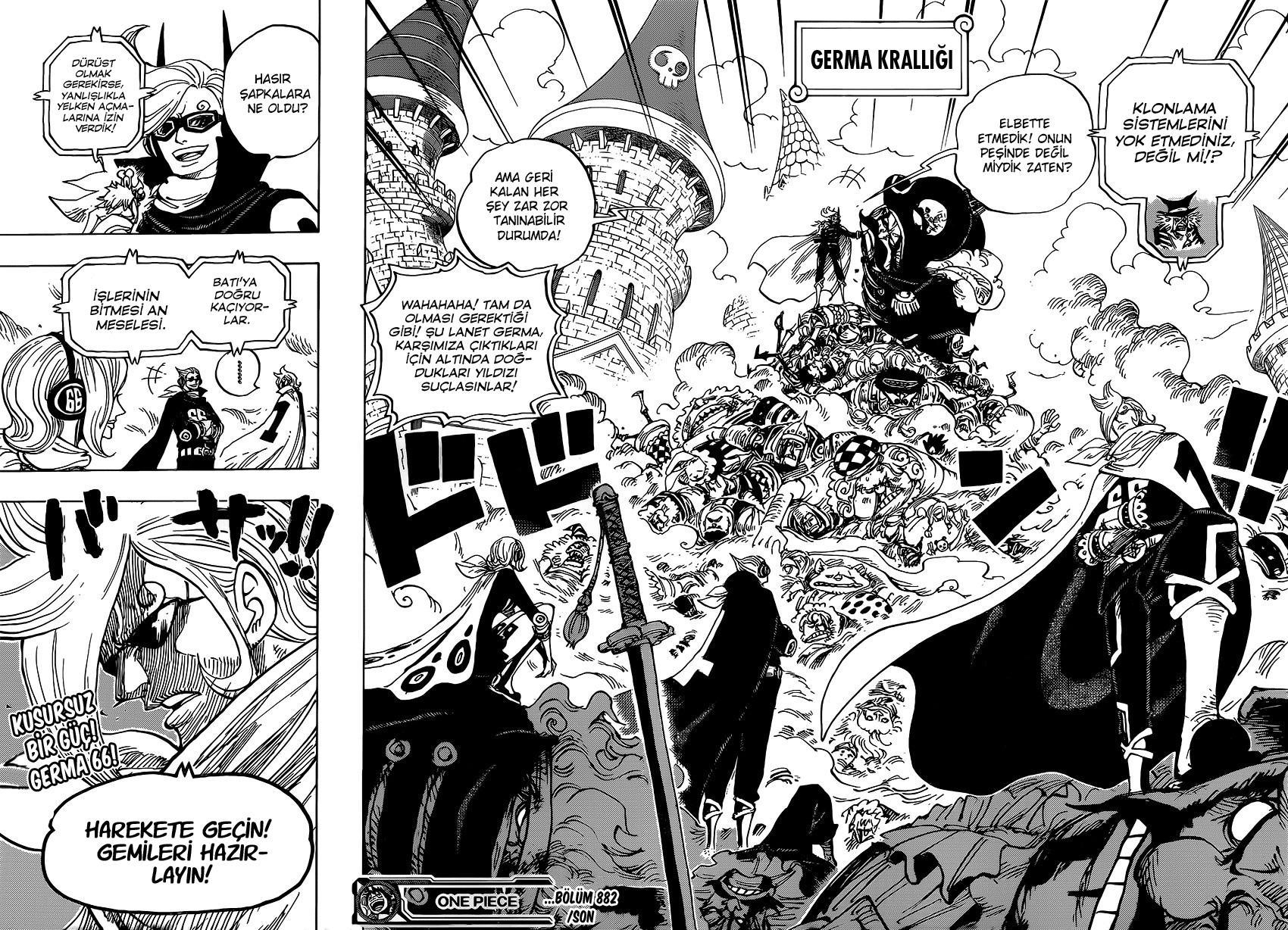 One Piece mangasının 0882 bölümünün 16. sayfasını okuyorsunuz.