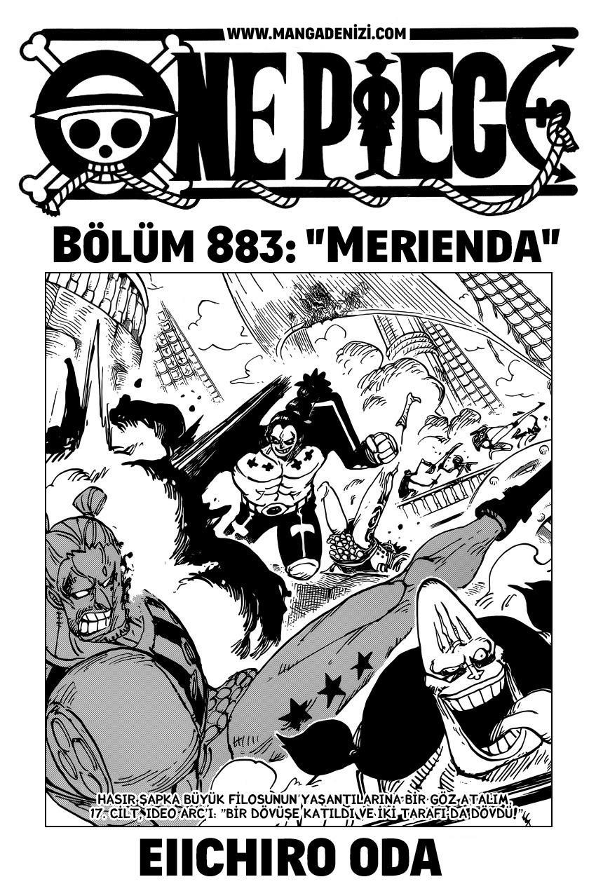 One Piece mangasının 0883 bölümünün 2. sayfasını okuyorsunuz.