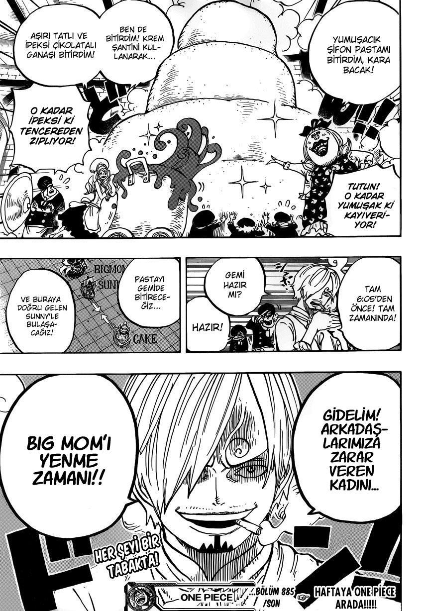 One Piece mangasının 0885 bölümünün 16. sayfasını okuyorsunuz.