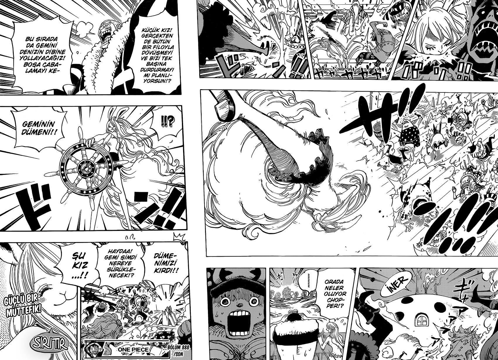 One Piece mangasının 0888 bölümünün 15. sayfasını okuyorsunuz.