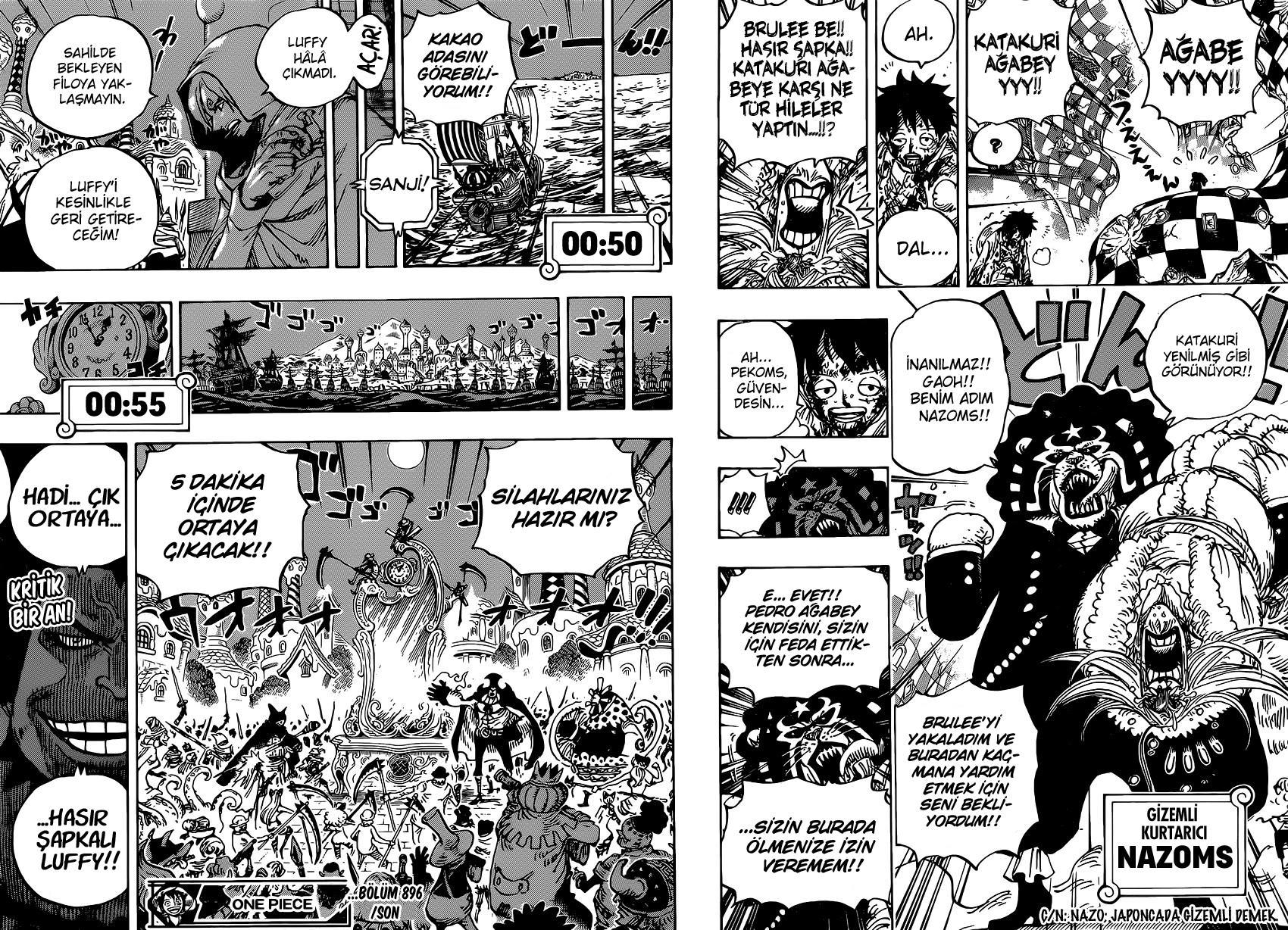 One Piece mangasının 0896 bölümünün 16. sayfasını okuyorsunuz.