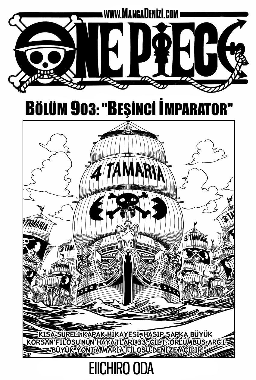 One Piece mangasının 0903 bölümünün 2. sayfasını okuyorsunuz.