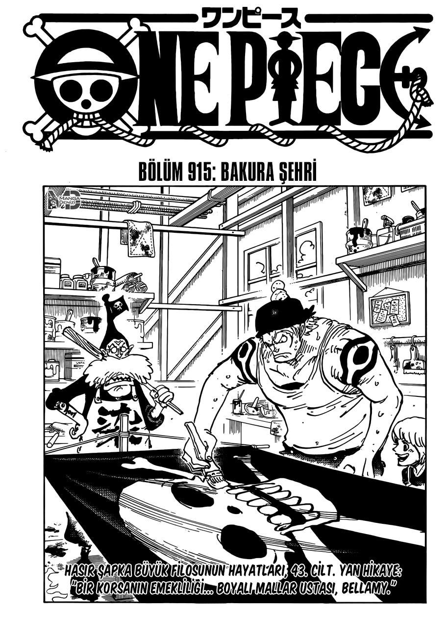 One Piece mangasının 0915 bölümünün 2. sayfasını okuyorsunuz.