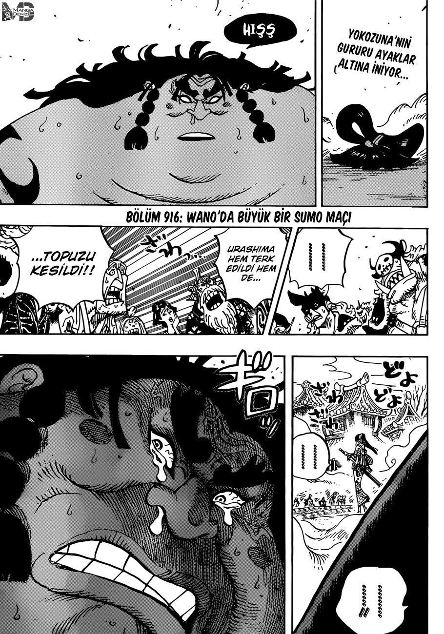 One Piece mangasının 0916 bölümünün 2. sayfasını okuyorsunuz.