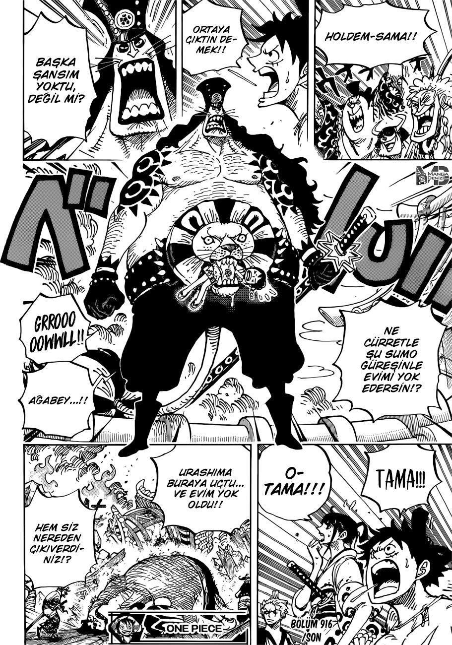 One Piece mangasının 0916 bölümünün 16. sayfasını okuyorsunuz.