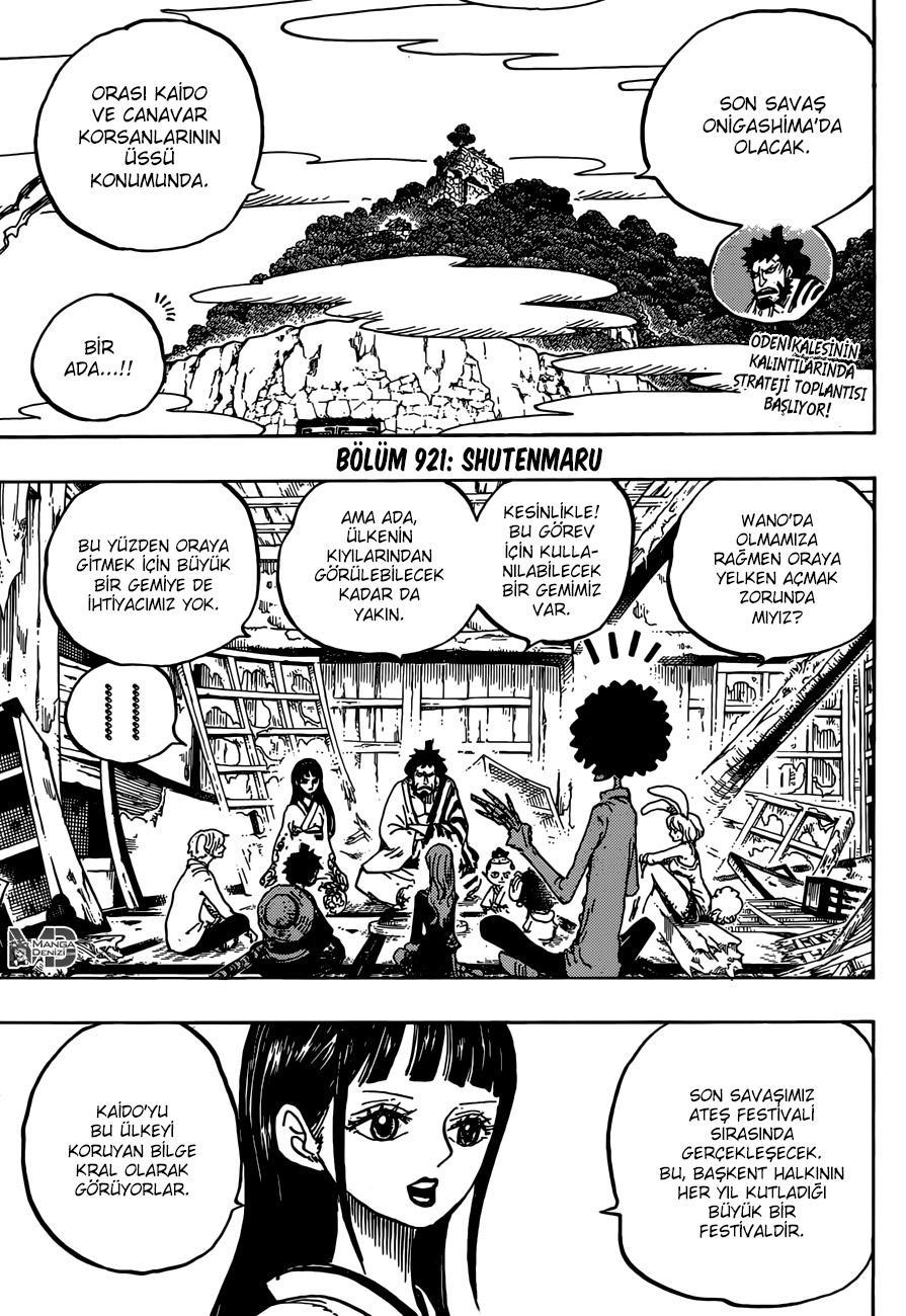 One Piece mangasının 0921 bölümünün 3. sayfasını okuyorsunuz.